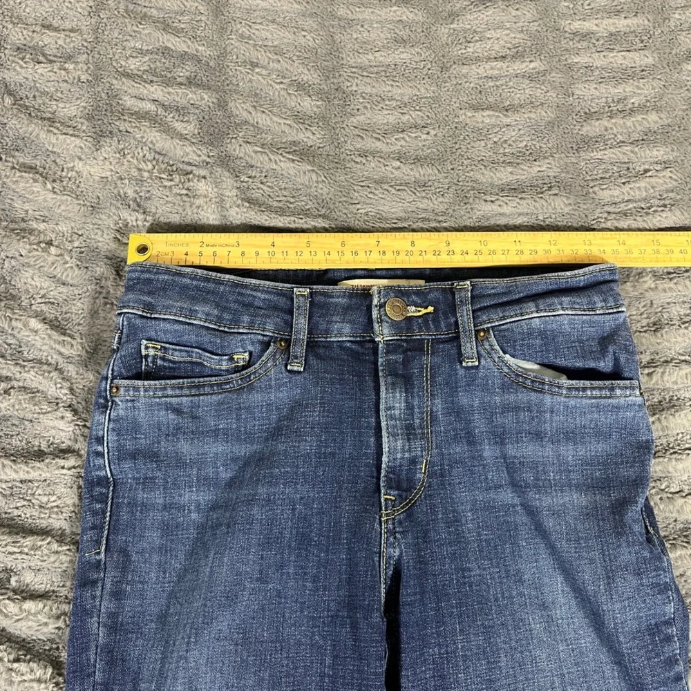 Levis 711 Skinny Ankle Jeans Dark Wash Blue Mid Rise‎ Stretch Denim 27 AP315
